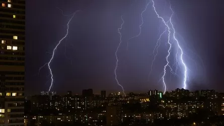 Гроза, дождь и шквал: прогноз для Астаны, Алматы и Шымкента 