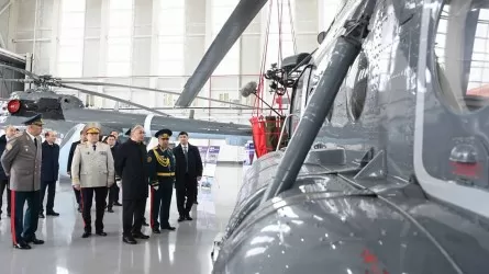 Токаев открыл новую авиабазу Нацгвардии в Астане