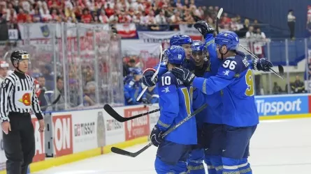 Казахстан сохранил прописку в элитном дивизионе хоккейного ЧМ 