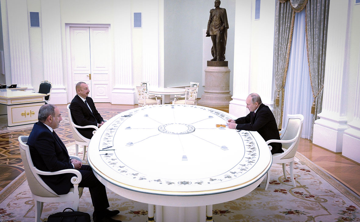 Әлиев, Путин және Пашинян Қарабақ туралы құжат қабылдады 
