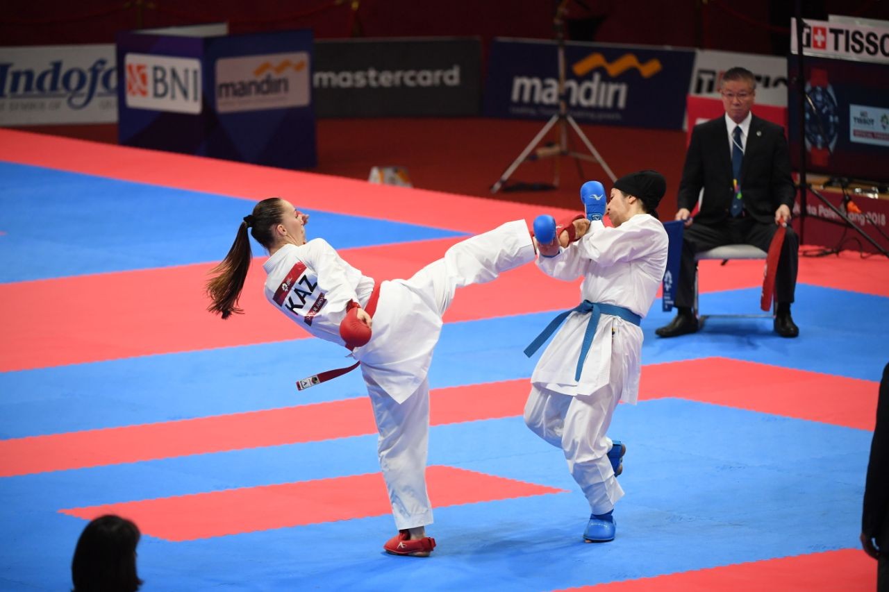 Казахстанка Гузалия Гафурова вышла в финал Азиады-2018 в каратэ 