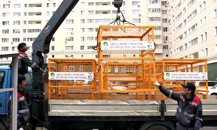 Астана Сортировочная-2/ В столице запустили акцию по сортировке мусора