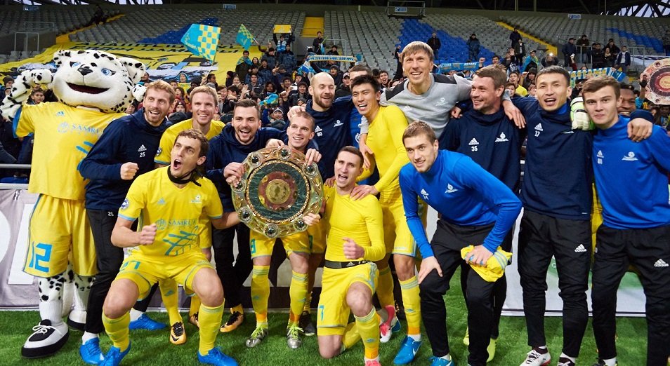 «Астана» стала новым рекордсменом чемпионатов Казахстана по футболу