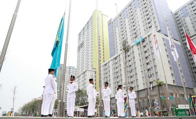 Азиада-2018: в Джакарте подняли флаг Казахстана 