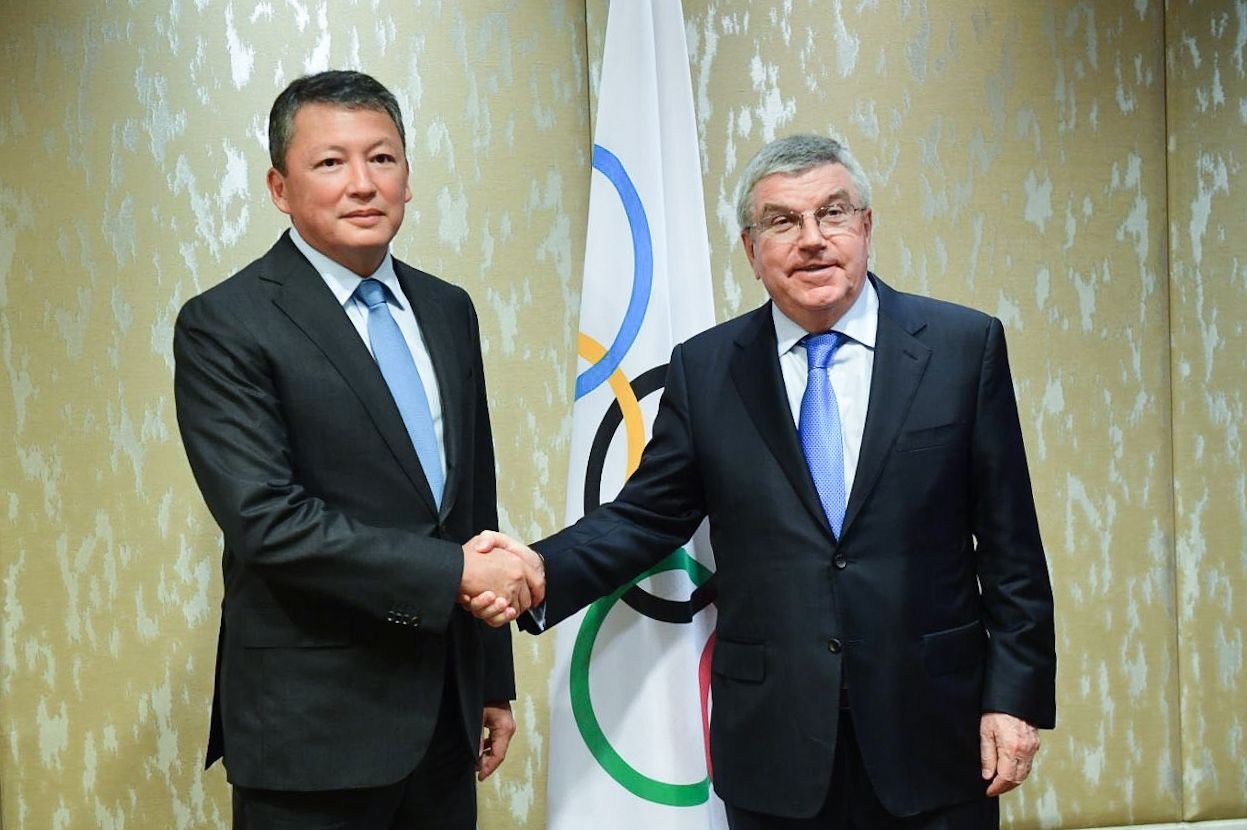 Тимур Құлыбаев халықаралық Олимпиада Комитетінің президентімен кездесті