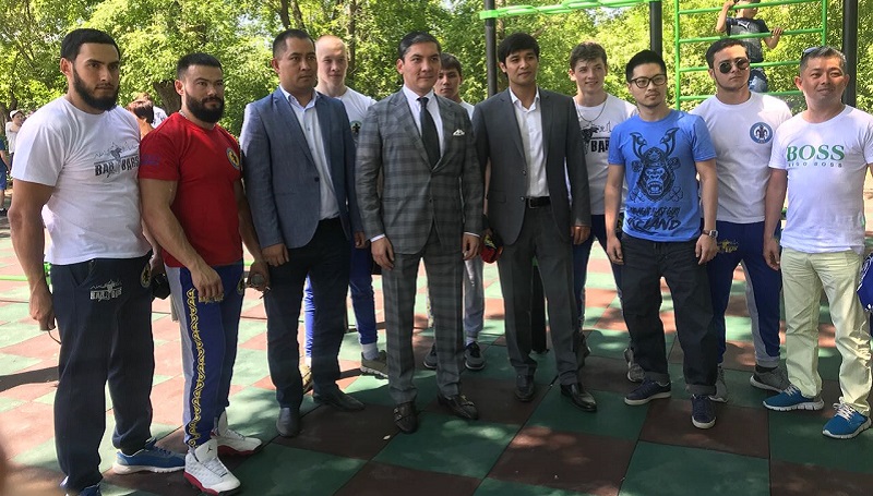 НОК Казахстана продолжает открывать площадки street workout по Казахстану 