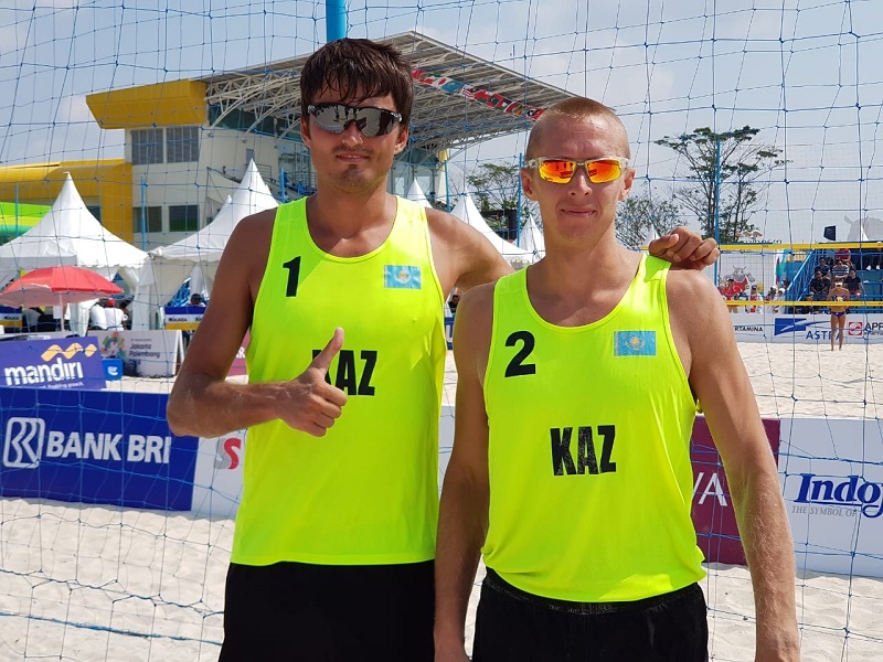 Победу на Азиаде-2018 принесли Казахстану мужчины в пляжном волейболе