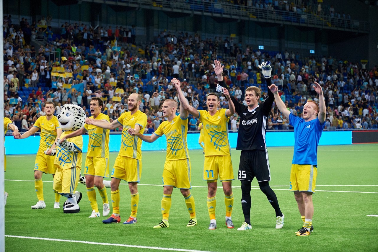 ФК «Астана» победил «Акжайык» и оторвался от «Кайрата» на семь очков