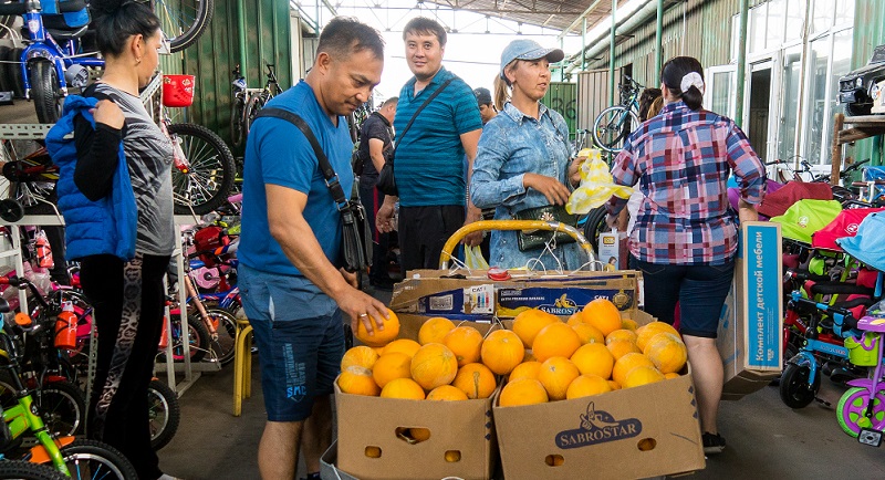 365 тонн продуктов привезут фермеры из Жамбылской области на ярмарку в Астану