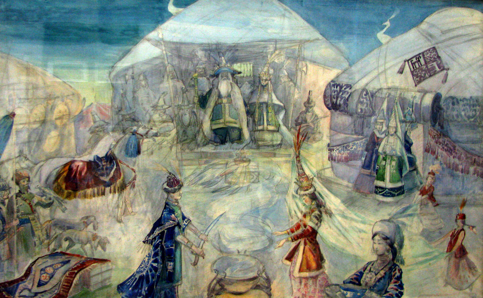 Казахстанские произведения искусства представили англичанам