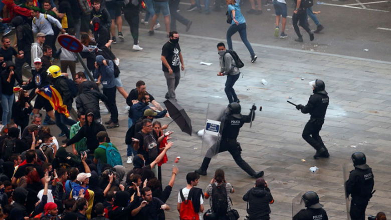 Ущерб от протестов в Барселоне превысил 2,5 миллиона евро