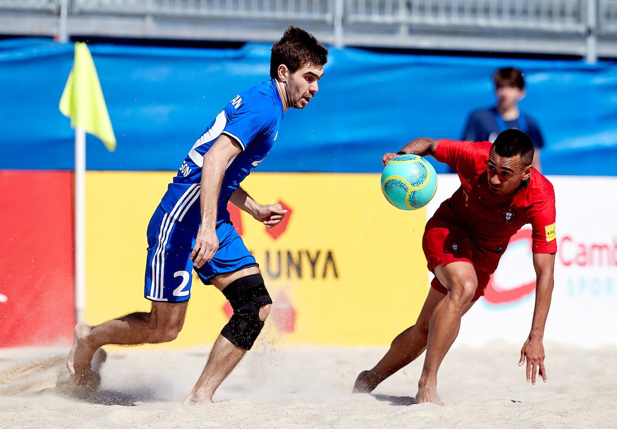 Казахстан уступил Португалии в Мировых пляжных играх
