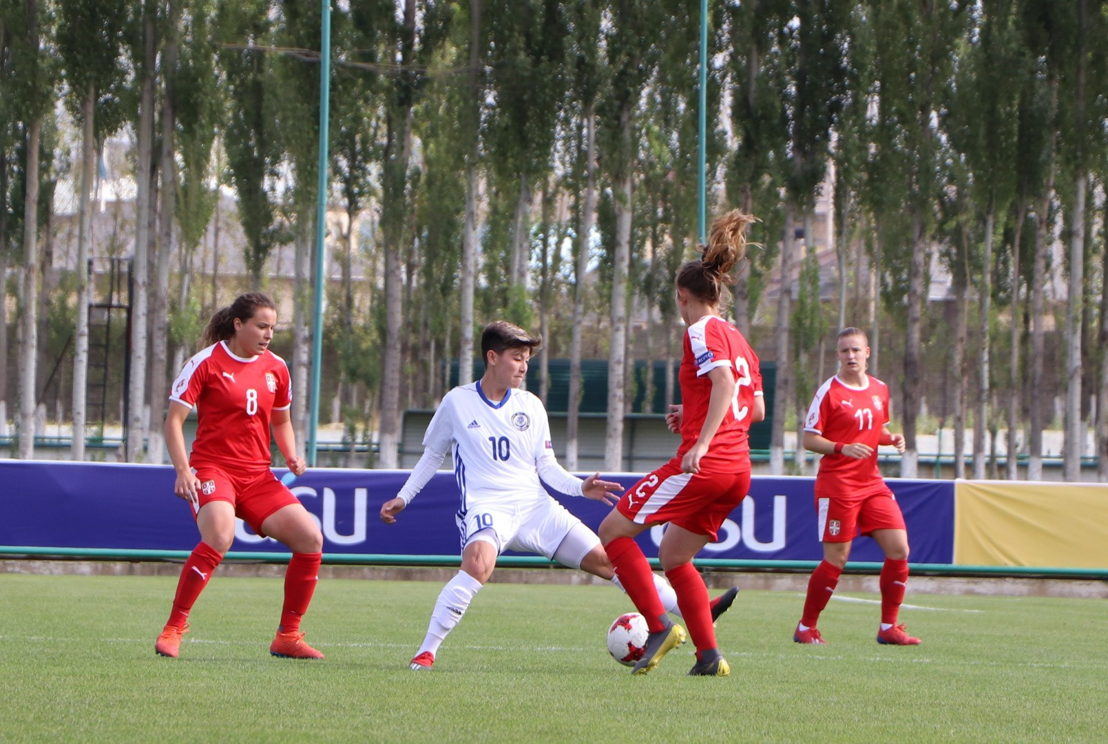 Женская команда Казахстана по футболу проиграла в первом матче отбора на Евро-2021