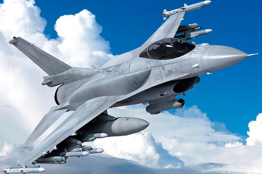 Американский истребитель F-16 разбился в Германии