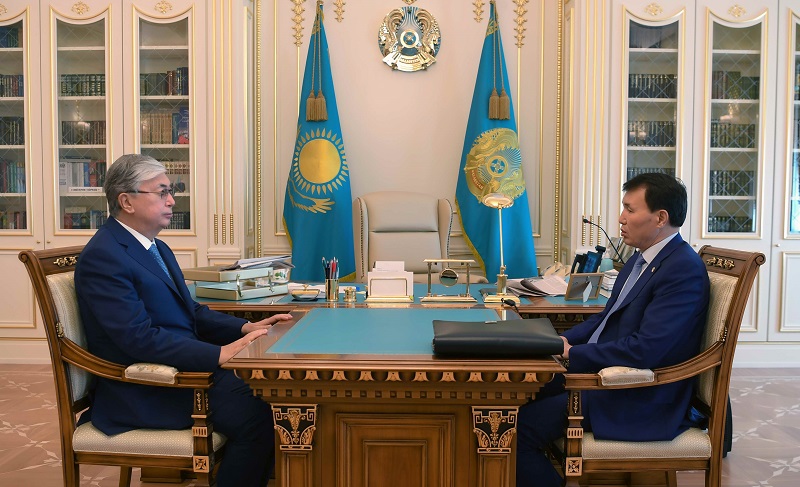Шпекбаев Президентке 7 айда атқарылған жұмыстар туралы баяндады