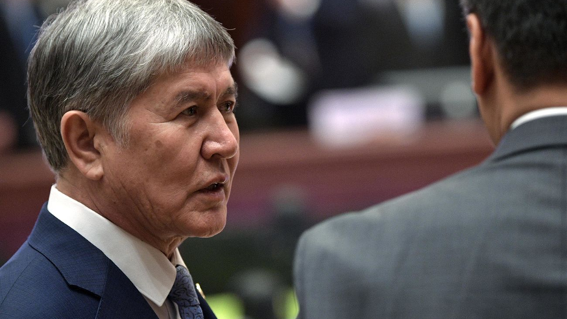 Экс-президент Кыргызстана Алмазбек Атамбаев задержан