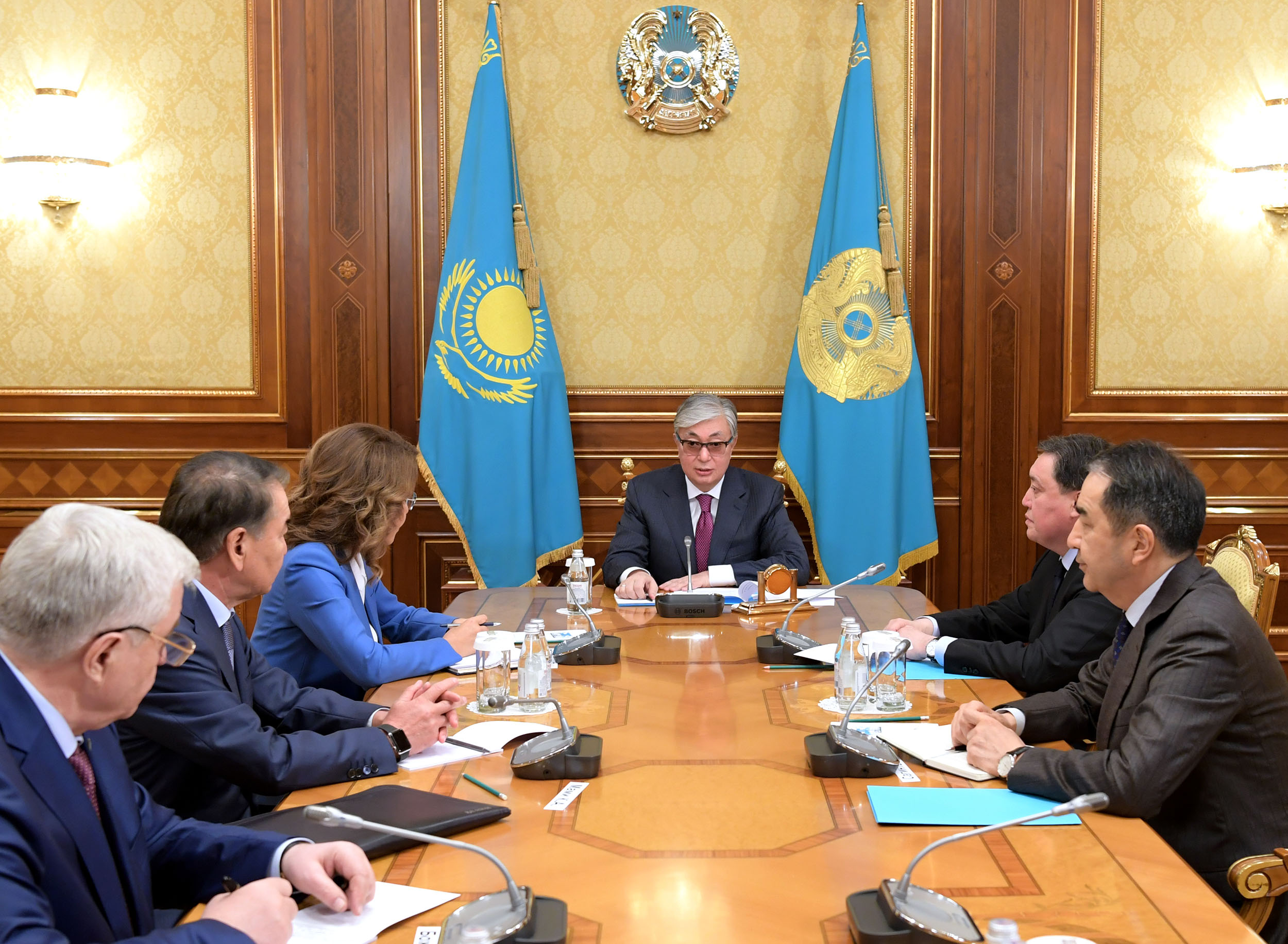 Касым-Жомарт Токаев обсудил с руководством Парламента и Правительства вопросы внутренней политики Казахстана