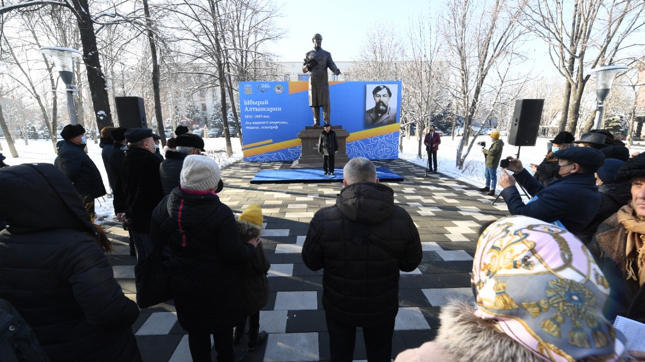 Алматыда Ыбырай Алтынсаринге ескерткіш орнатылды