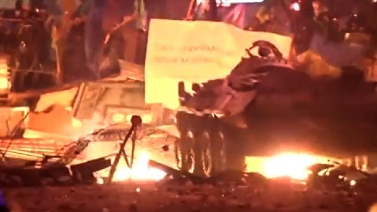 Видео беспорядков в Киеве выдают за события в Казахстане