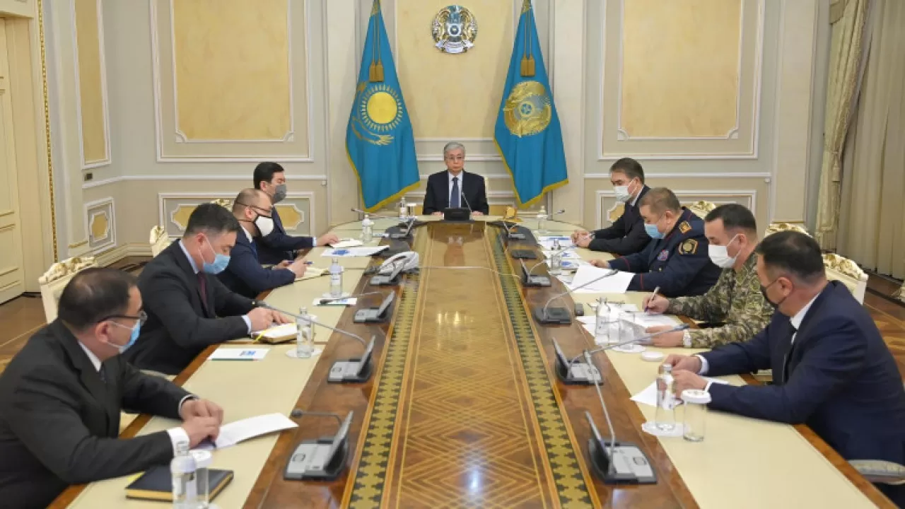 Президент Казахстана провел заседание контртеррористического штаба