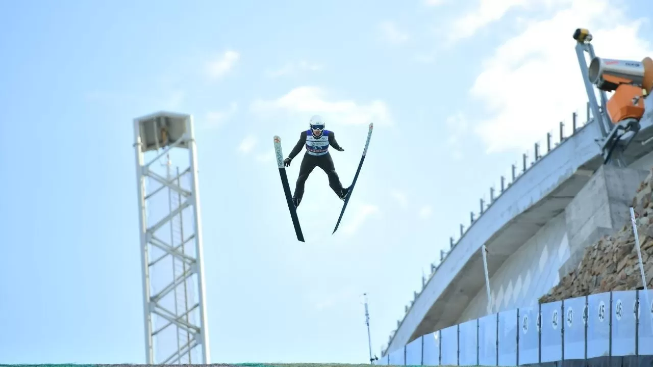 Казахстанские летающие лыжники проводят внутренний отбор в Пекин