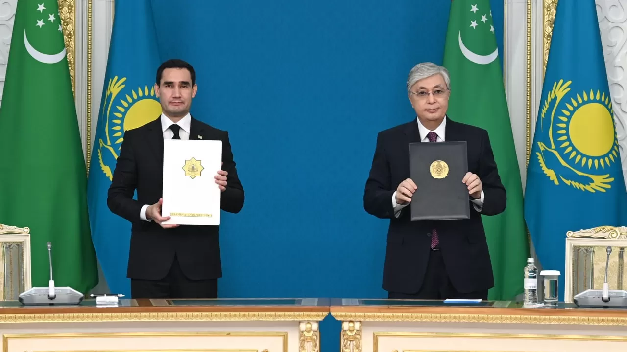 Какие документы подписали лидеры Казахстана и Туркменистана
