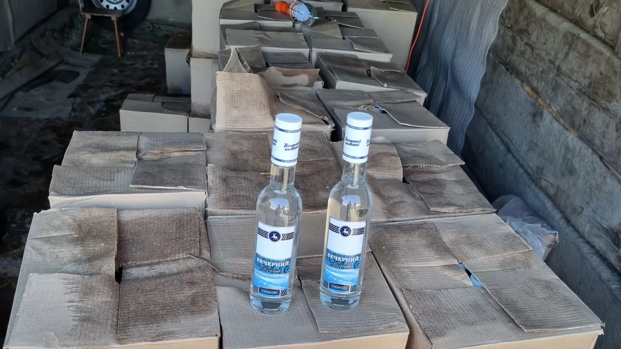 Контрафактного алкоголя на 7 млн тенге изъяли в Костанайской области