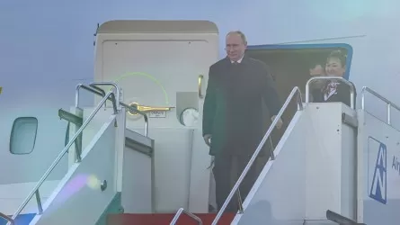 Ресей Президенті Владимир Путин Астанаға келді