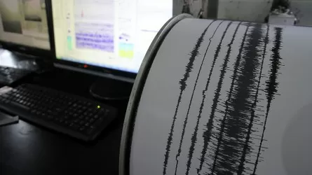 В 354 км от Алматы случилось землетрясение
