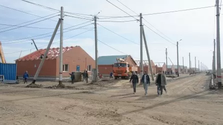 Өрттен зардап шеккендерге салынған үйлер жақында тапсырылады