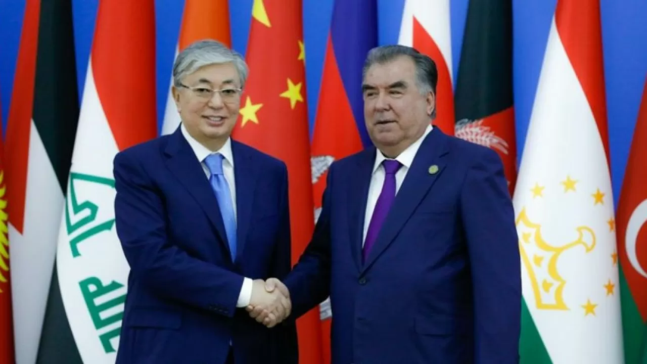 Токаев встретил президента Таджикистана 