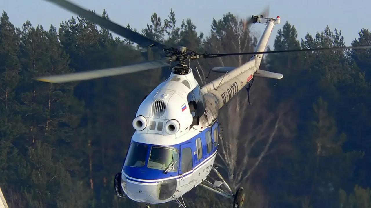 В Костромской области разбился вертолет Ми-2