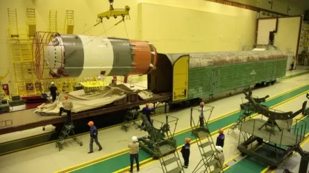 Ракета "Союз" для запуска на МКС прибыла на Байконур