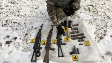 Три автомата и пистолет обнаружили в схроне в Алматинской области