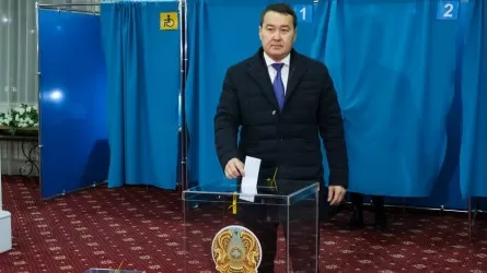 Алихан Смаилов проголосовал на президентских выборах 