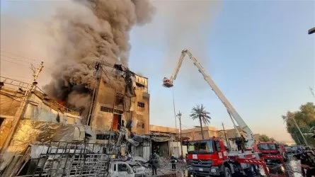 Бағдадтағы парфюмерия қоймасындағы өрт кезінде 32 адам зардап шекті