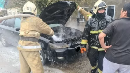 Более 1700 горящих машин потушили с начала года сотрудники МЧС РК