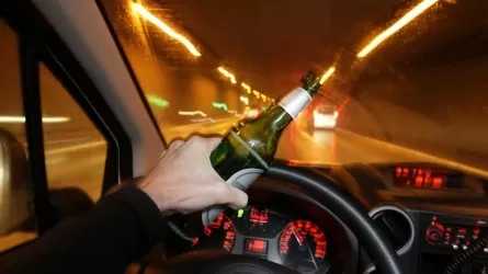 Сотни пьяных водителей задержали в Шымкенте