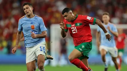 Сборная Марокко обыграла испанцев в 1/8 финала чемпионата мира по футболу