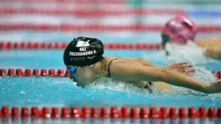 Сразу два рекорда страны установила казахстанка  на международном турнире по плаванию  