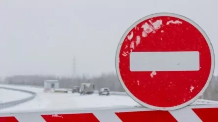 Ограничения введены на трассе в Карагандинской области 