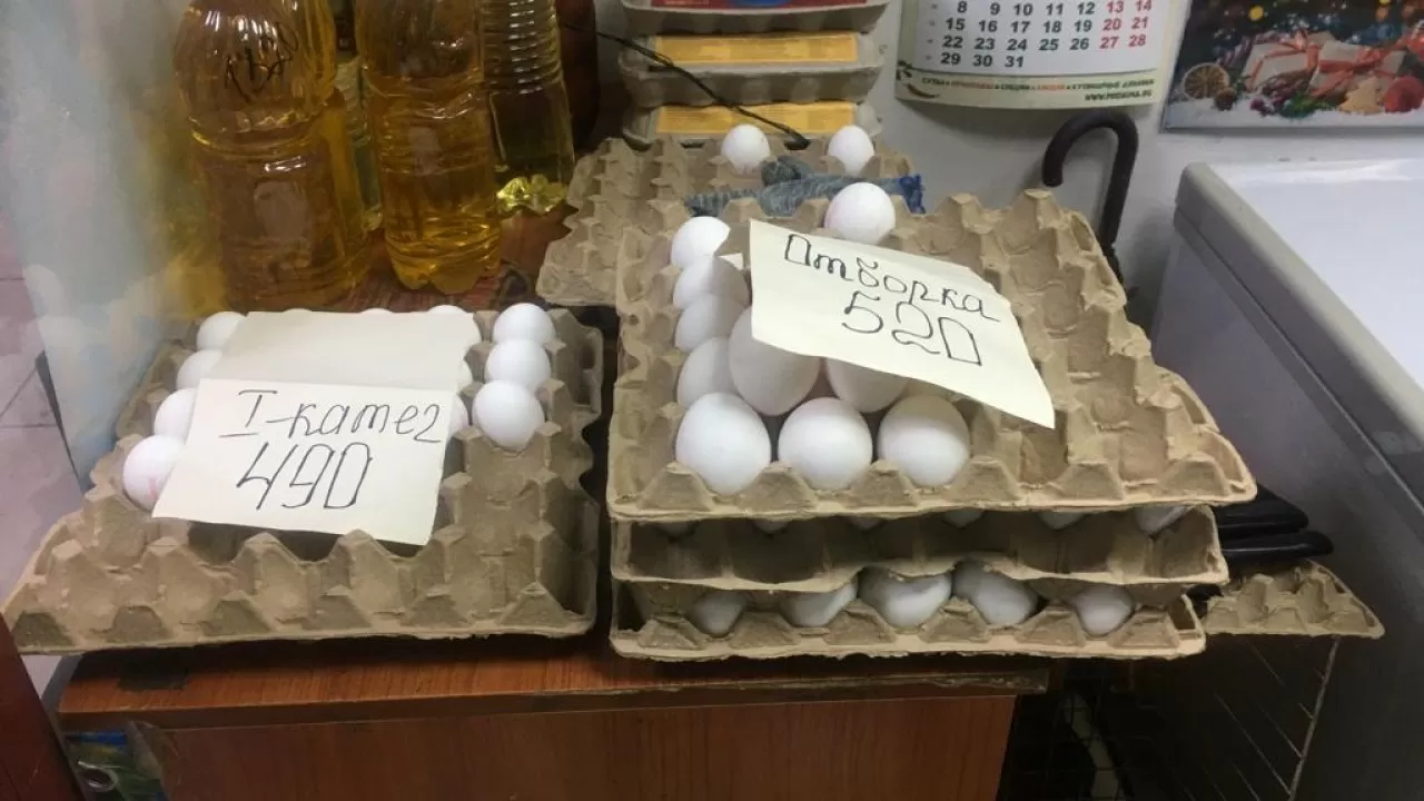 Яйцо в Павлодаре неожиданно подешевело в декабре