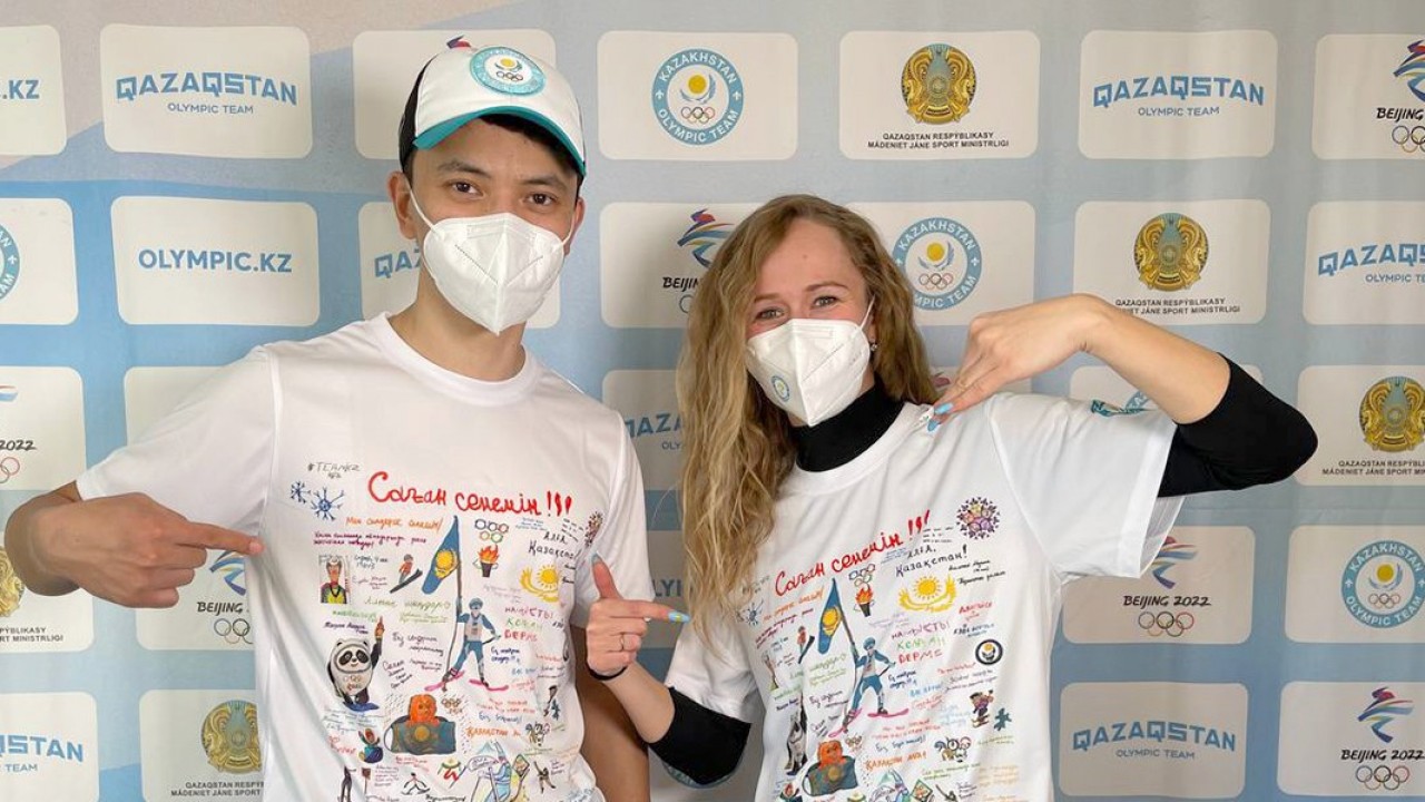 Казахстанские олимпийцы получили подарки от юных болельщиков
