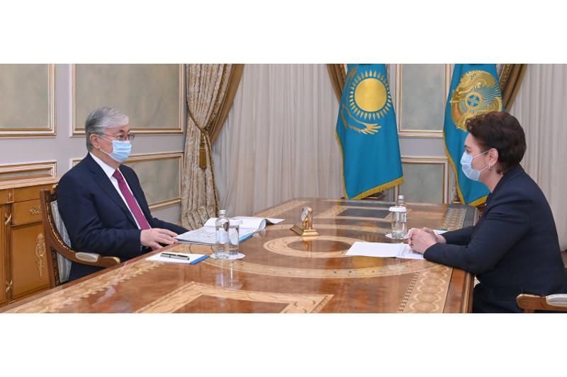 Касым-Жомарт Токаев обсудил с Гульшарой Абдыкаликовой оптовые цены на товарный газ в регионе