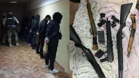 Группу, незаконно хранящую оружие, задержали в Атырау