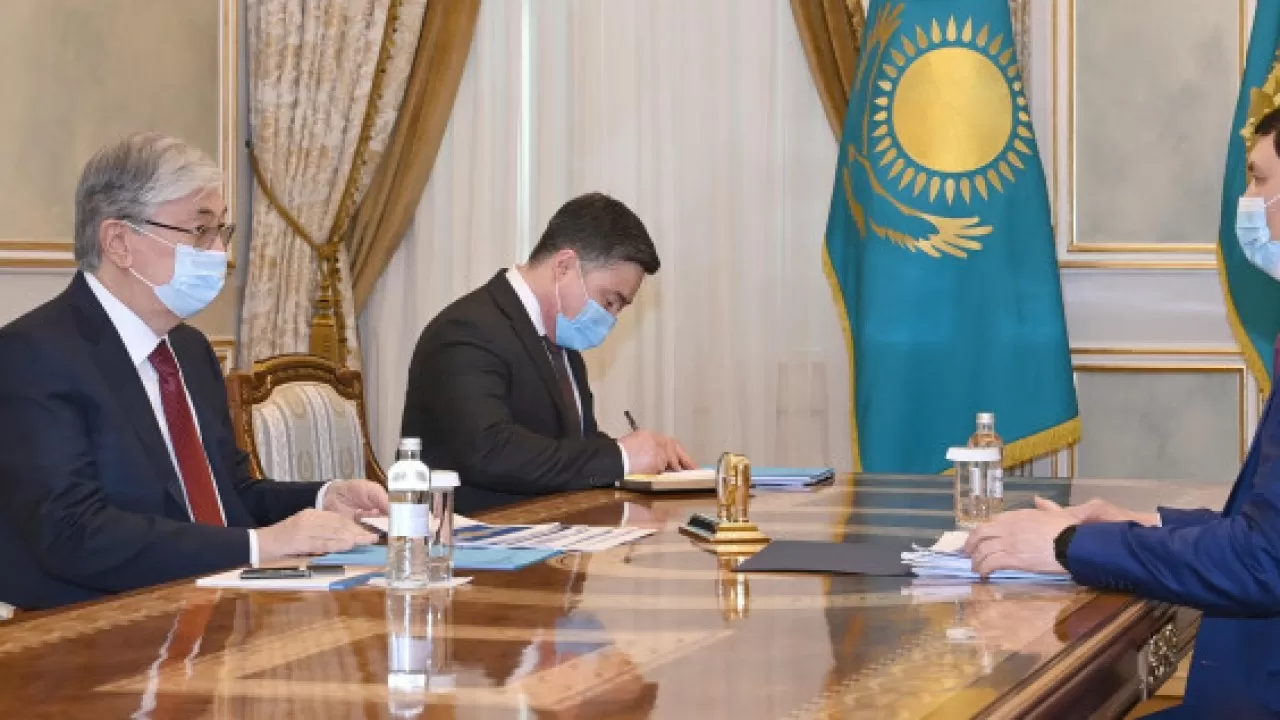 Касым-Жомарт Токаев проинформирован о состоянии государственных финансов