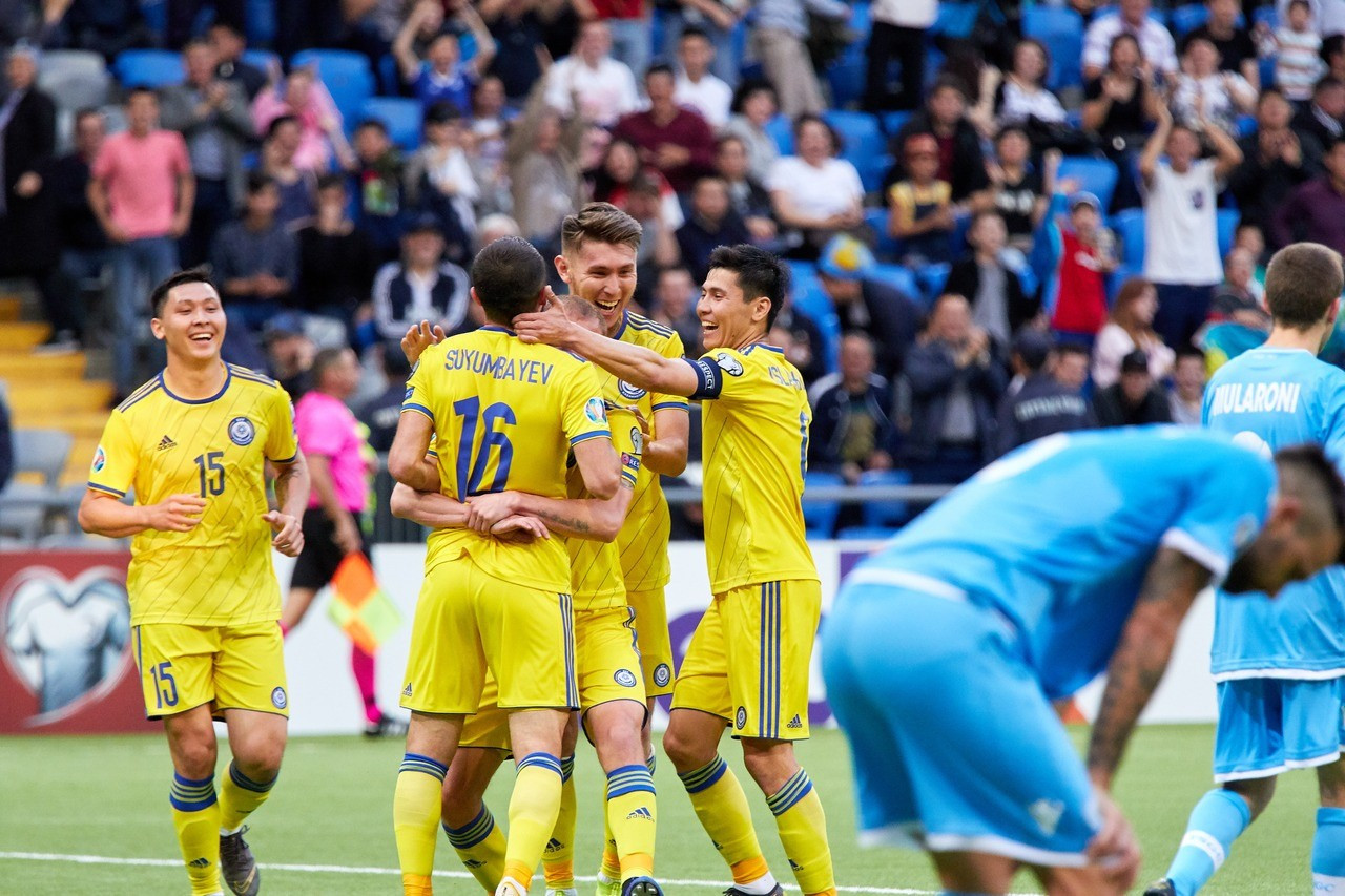 Казахстан вырвал победу в гостях в стыках Лиги Наций