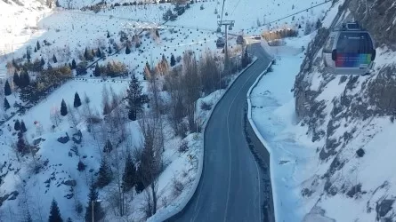 Дорога на Шымбулак временно закрыта