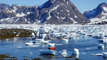 Температура на антарктической станции на 40 градусов превысила норму