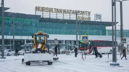 Аэропорт Нур-Султана закрыт из-за непогоды 